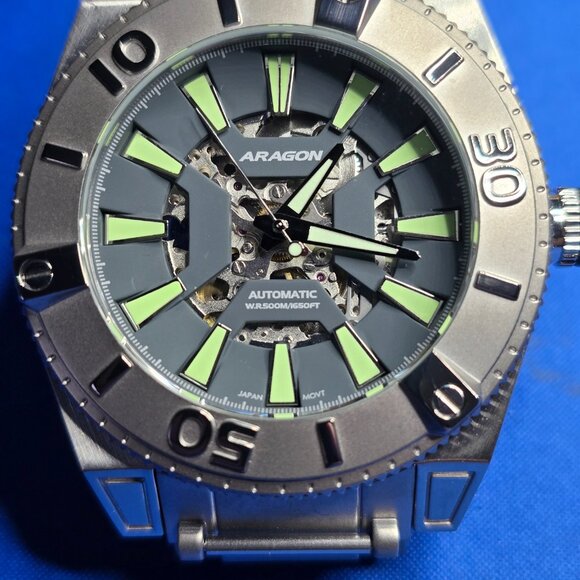 Aragon Silver Jet Watch - Picture 3 of 6